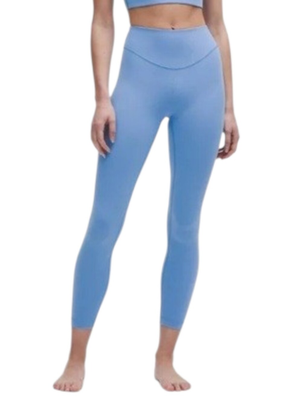 Lululemon Wunder Under SmoothCover 25 Leggings Pool Party Blue 10 NWT